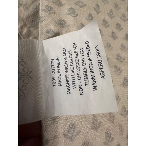 4 Maison DHermine Cotton Floral Botanical Design Place-mats Reversible Cotton - Picture 4 of 11